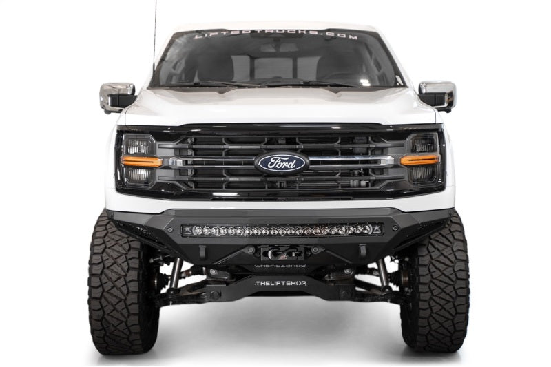 Addictive Desert Designs 2024 Ford F-150 Stealth Fighter Winch - Front Bumper Bumpers - Steel Addictive Desert Designs