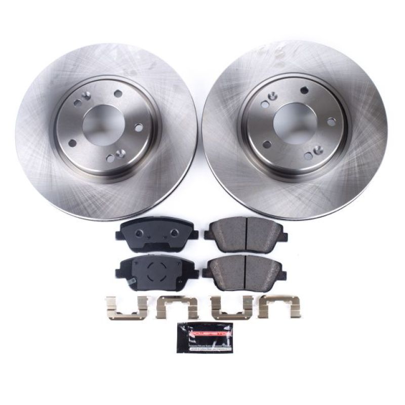 Power Stop 10-15 Hyundai Sonata Front Autospecialty Brake Kit Brake Kits - OE PowerStop