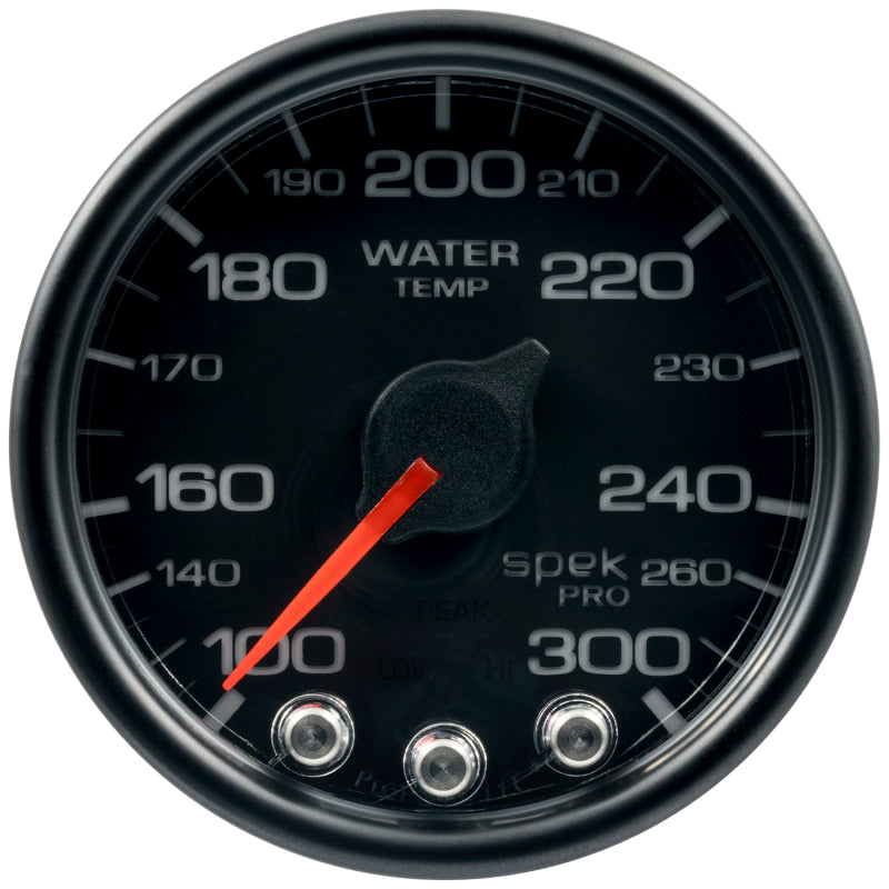 Autometer Spek-Pro - Nascar 2-1/16in Water Temp 100-300F Bcb Ecu Gauges AutoMeter