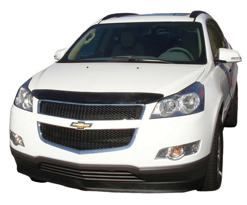 AVS 09-12 Chevy Traverse High Profile Bugflector II Hood Shield - Smoke Stone/Bug Deflectors AVS