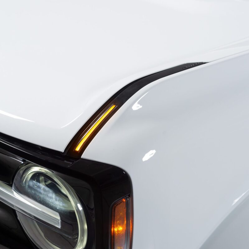 Putco 22-24 Ford Bronco Luminix DRL LED Light Hood Limb Riser (Factory Hood Side Hinge Replacments) Exterior Trim Putco