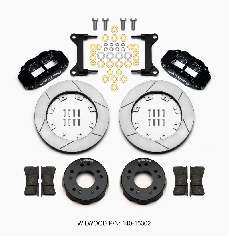 Wilwood Narrow Superlite 6R Front Kit 12.19in 63-87 C10 w/ Wilwood Pro Spindles Big Brake Kits Wilwood