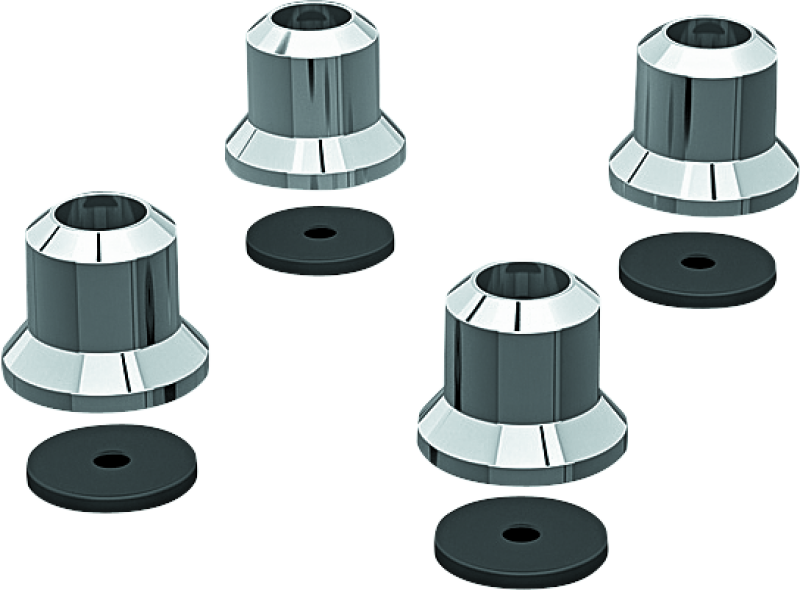 Kuryakyn Luggage Rack Risers 01-22 Honda GL1800 Chrome Cargo Organization Kuryakyn