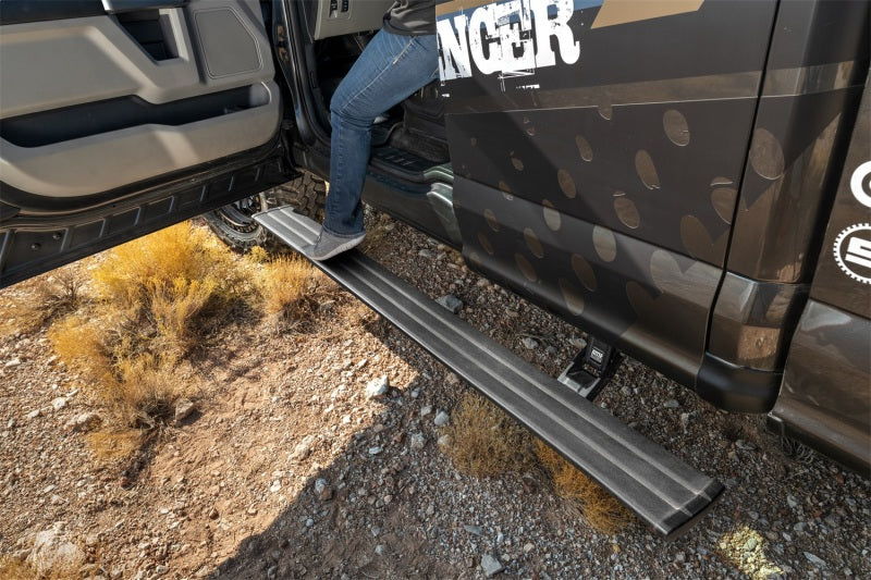 AMP Research 19-21 Chevy Silverado 1500 Extended Cab/Double Cab PowerStep Smart Series Running Boards AMP Research