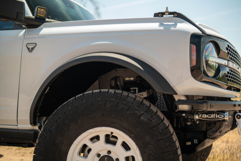 DV8 Offroad 21-25 Ford Bronco Addictive Desert Designs Front Inner Fender Liners Wheel Well Liners DV8 Offroad