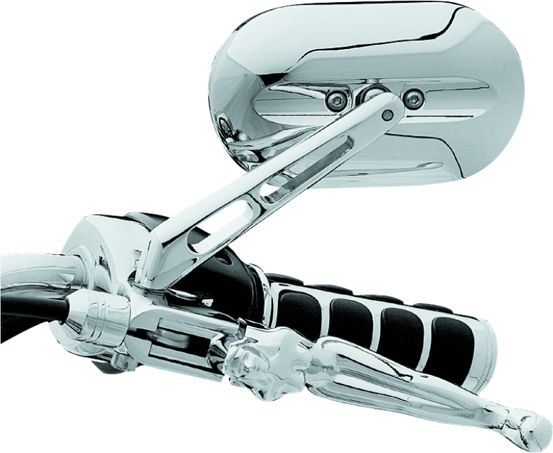 Kuryakyn Magnum Mirrors Large Flat Glass Chrome Rear View Mirrors Kuryakyn