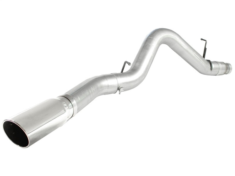 aFe Atlas Exhaust 5in DPF-Back Al Steel 11-13 GM Diesel Trucks V8-6.6L (td) LML (Pol Tip) DPF Back aFe