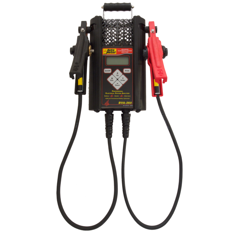 Autometer Handheld Electrical System Analyzer w/120 Amp Load for 6V/12V Applications Battery Chargers AutoMeter