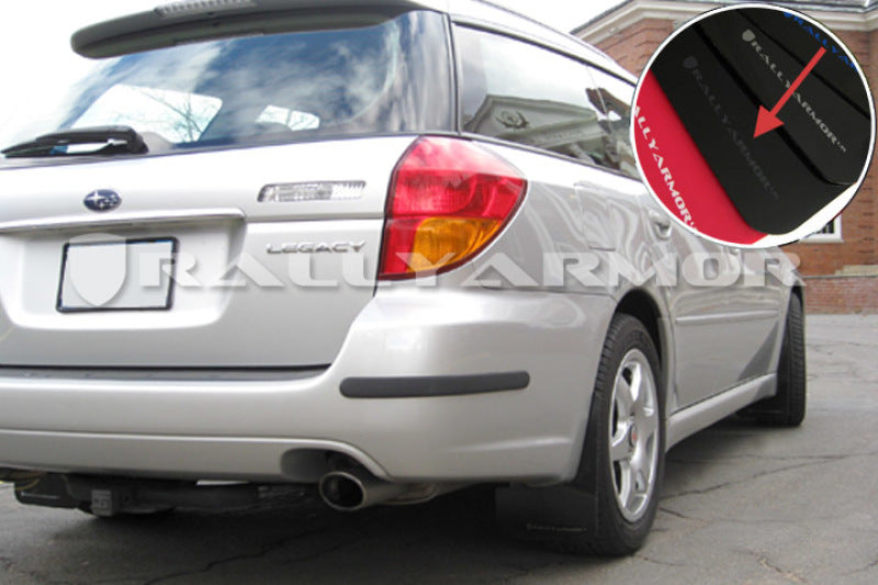 Rally Armor 05-09 Subaru Legacy / Outback Black UR Mud Flap w/Grey Logo Mud Flaps Rally Armor