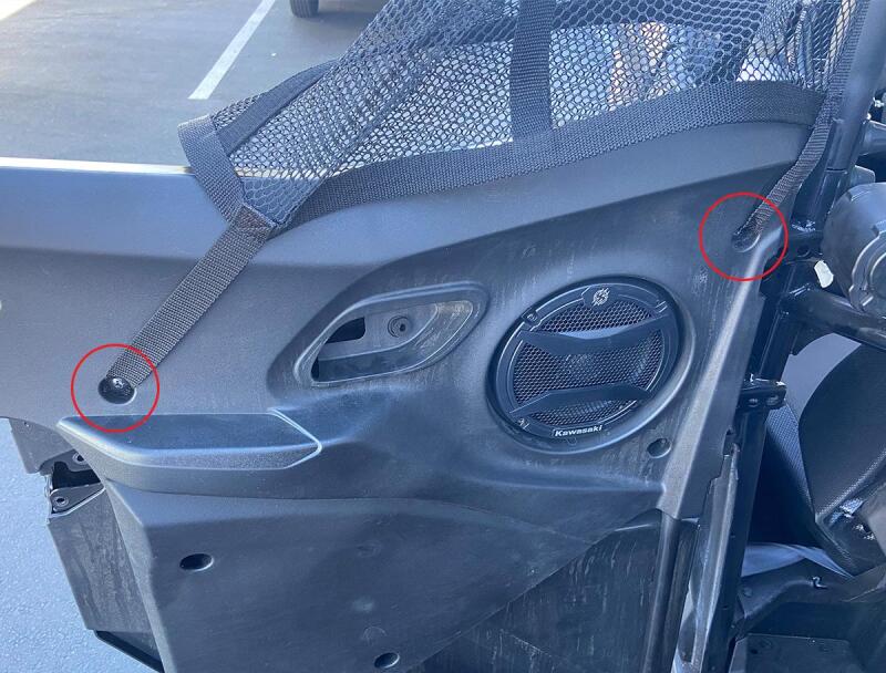 PRP Kawasaki KRX 4 Mesh Window Net Set (Rear) Tools PRP Seats