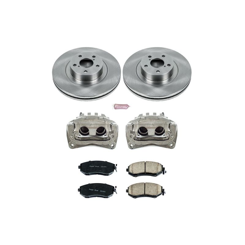 Power Stop 13-16 Scion FR-S Front Autospecialty Brake Kit w/Calipers Brake Kits - OE PowerStop