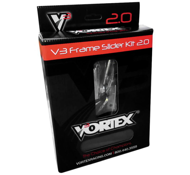 Vortex Racing 09-11 BMW S 1000 RR V3 2.0 Frame Slider Kit- No Cut Frame Sliders Vortex Racing