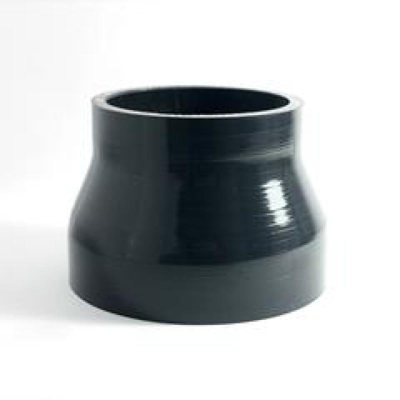 Ticon Industries 4-Ply Black 3.0in to 4.0in Silicone Reducer Silicone Couplers & Hoses Ticon