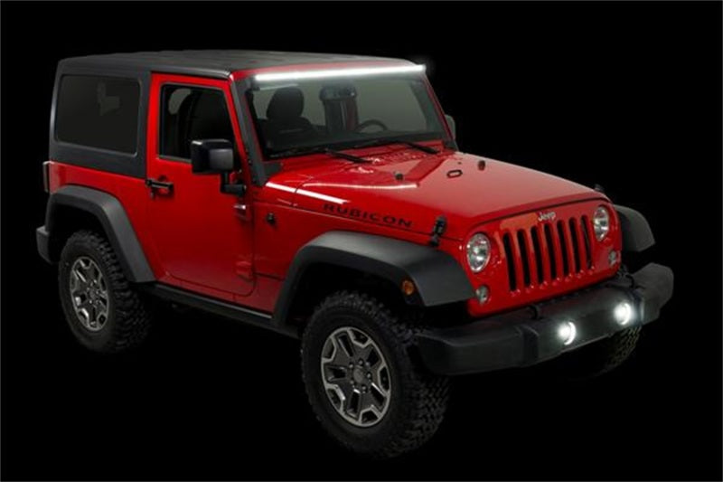 Putco 07-18 Jeep Wrangler JK - Roof Bracket Kit for PN 10050 - 50in Straight Brackets Putco