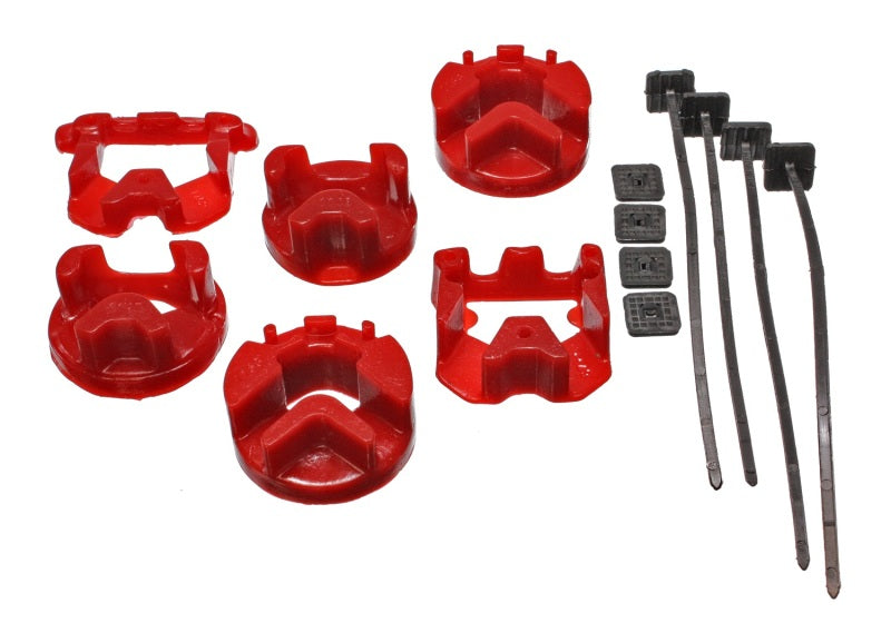 Energy Suspension 95-99 Chrysler Neon Red Motor & Transmission Mount Inserts Bushing Kits Energy Suspension