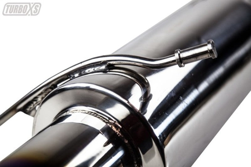 Turbo XS 02-07 WRX-STi Rear Muffler Assembly w/ Titanium Tip Muffler Turbo XS