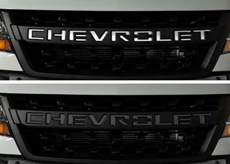 Putco 19-20 Chevy Silverado LD - Grille Letters - Stainless Steel Chevrolet Letters Exterior Trim Putco