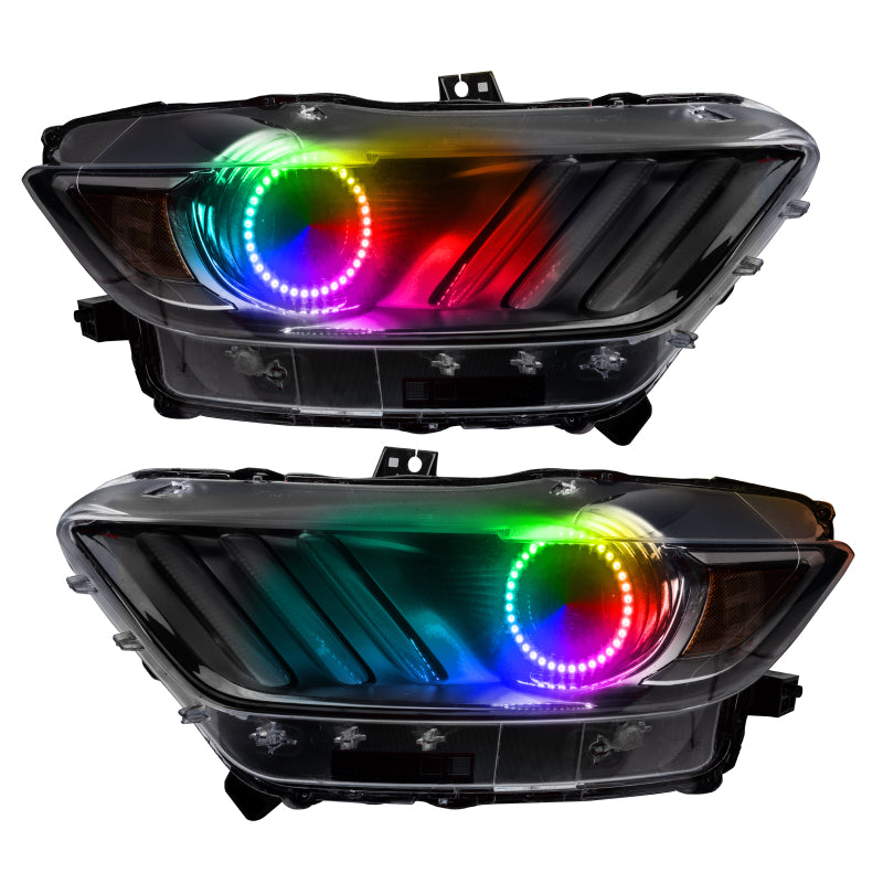 Oracle Ford Mustang 15-17 Halo Kit - ColorSHIFT Headlights ORACLE Lighting