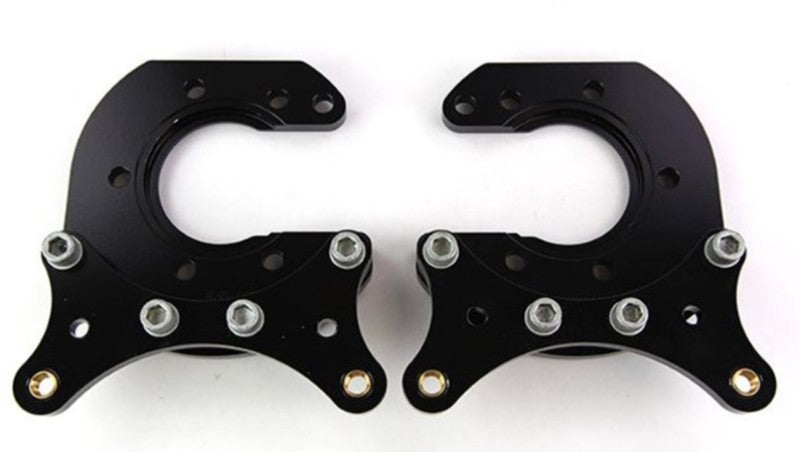 Wilwood Brackets (2) - Pro Street - Mopar/Dana - Green Snap Ring 2.36in Offset Brake Hardware Wilwood