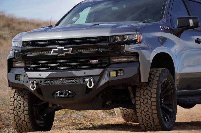 DV8 Offroad 19-21 Chevrolet Silverado 1500 SPEC Series Front Bumper Bumpers - Steel DV8 Offroad