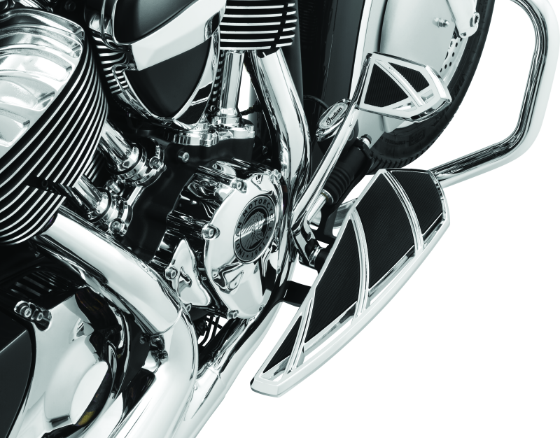 Kuryakyn Phantom Floorboards for Indian Chrome Footpegs Kuryakyn