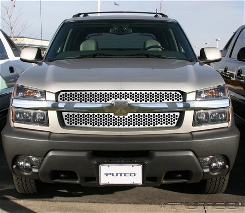Putco 02-06 Chevrolet Avalanche w/Body Cladding Punch Stainless Steel Grilles Grilles Putco