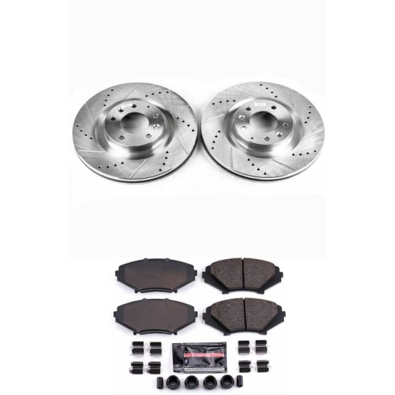 Power Stop 04-11 Mazda RX-8 Front Z23 Evolution Sport Brake Kit Brake Kits - Performance D&S PowerStop