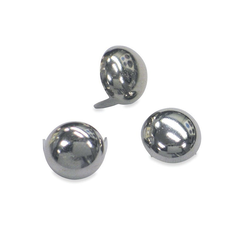 Mustang Studs 12.5mm (Bag of 20) - Chrome Seat Brackets & Frames Mustang Motorcycle