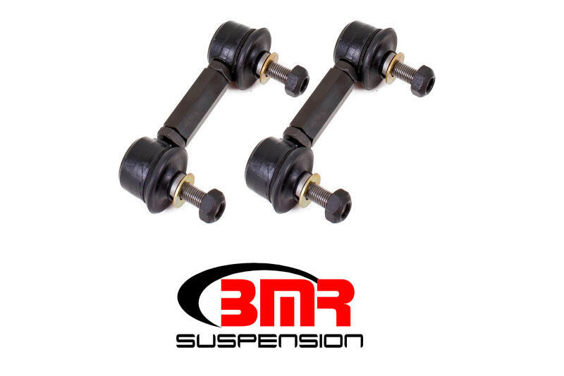 BMR 10-11 5th Gen Camaro Rear Sway Bar End Link Kit - Black Suspension Arms & Components BMR Suspension