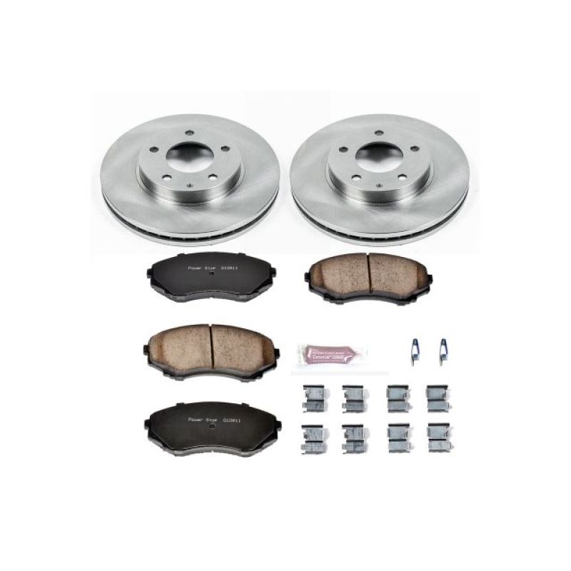 Power Stop 00-06 Mazda MPV Front Autospecialty Brake Kit Brake Kits - OE PowerStop