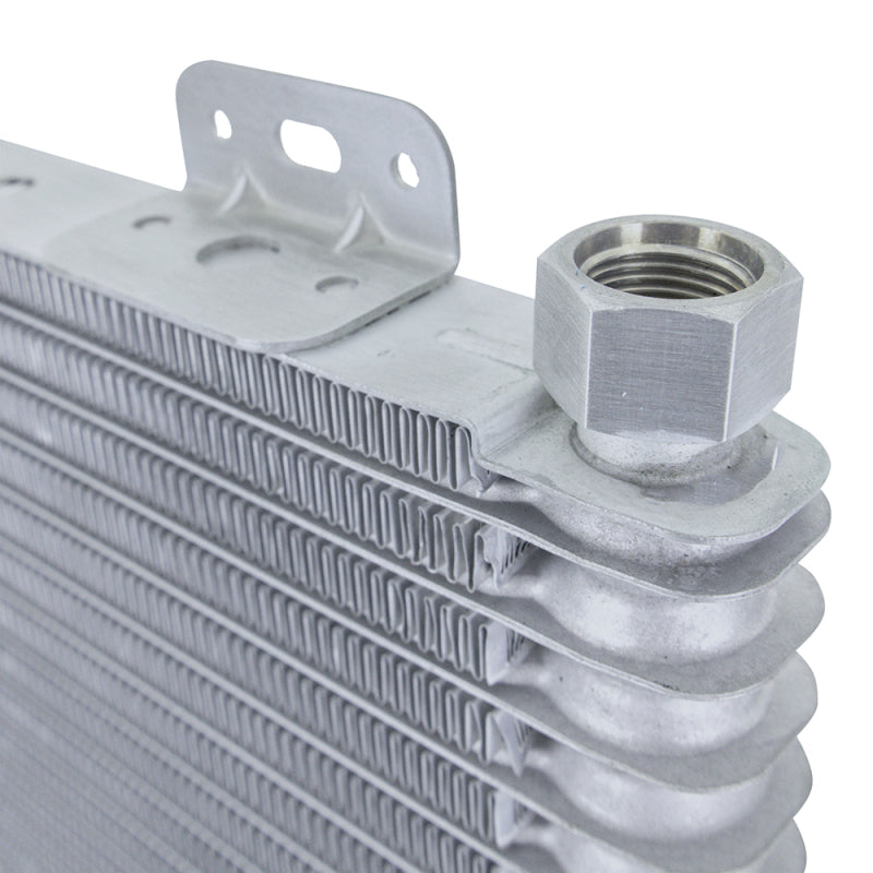 Mishimoto 13-Row Stacked Plate Transmission Cooler - Silver Transmission Coolers Mishimoto