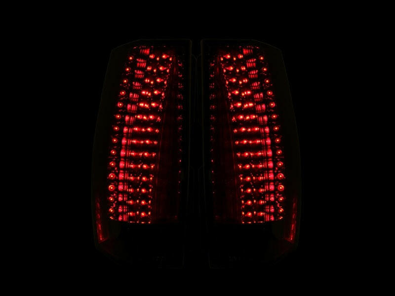 ANZO 2007-2011 Cadillac Escalade LED Taillights Chrome Tail Lights ANZO
