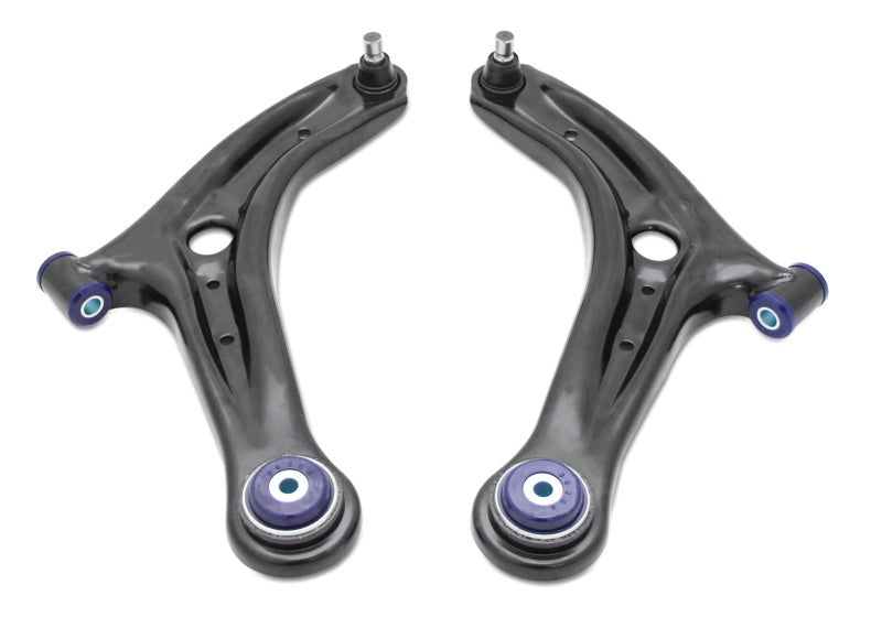 SuperPro 14-19 Ford Fiesta ST Front Lower Control Arm Set w/ Preinstalled SuperPro Bushings Control Arms Superpro