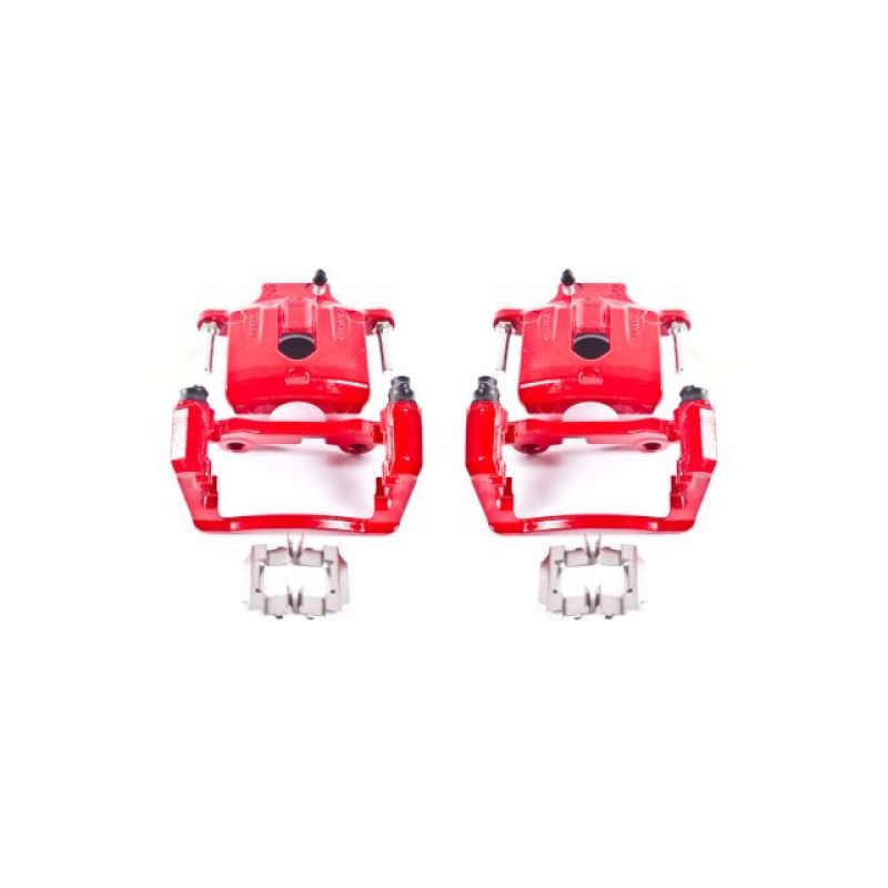 Power Stop 04-07 Buick Rainier Rear Red Calipers w/Brackets - Pair Brake Calipers - Perf PowerStop