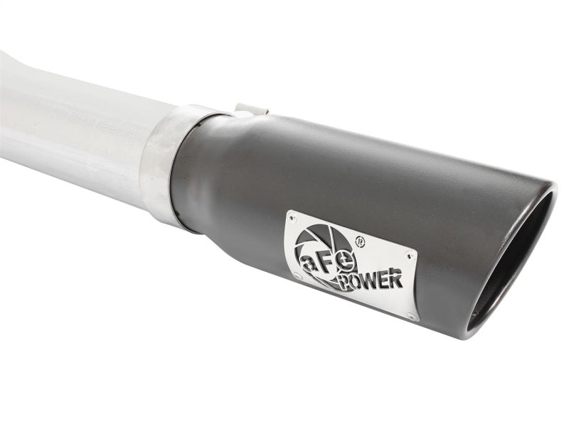 aFe MACHForce XP SS Exhaust 3in to 3.5in Cat-Back w/ Black Tip 15 Ford F-150 EcoBoost V6 2.7/3.5Ltt Catback aFe