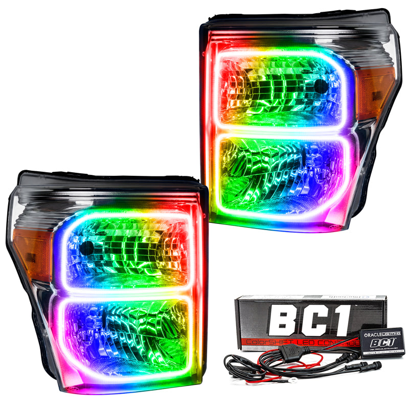 Oracle 11-16 Ford F250/350 LED HL - ColorSHIFT w/ BC1 Controller Headlights ORACLE Lighting