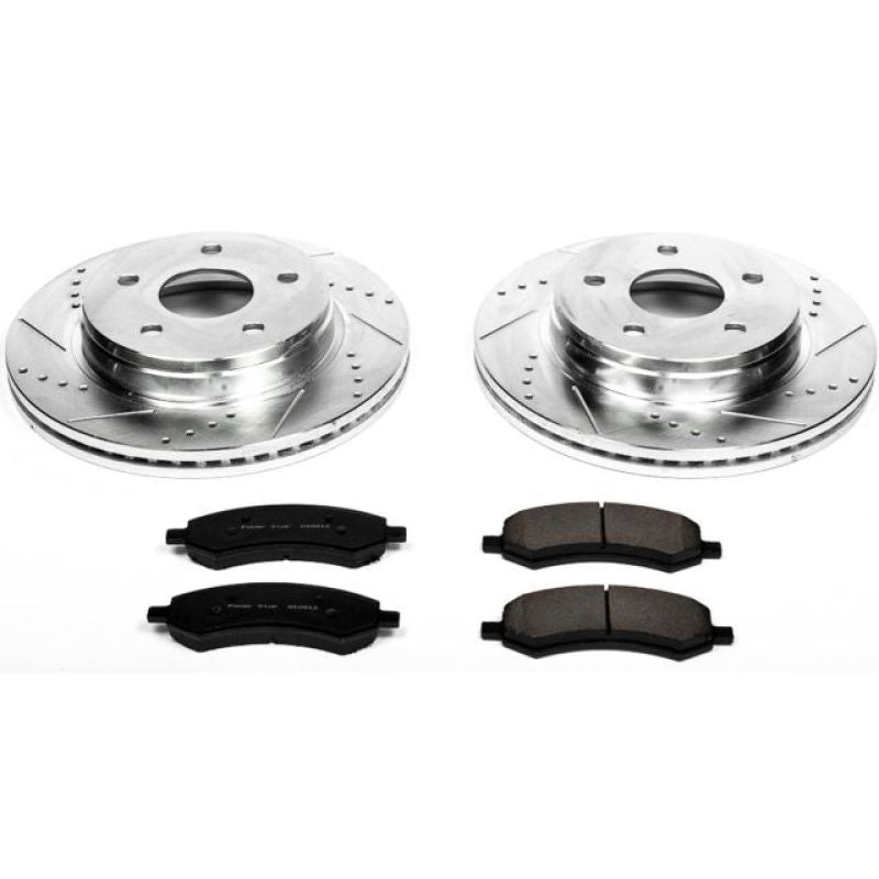 Power Stop 07-09 Chrysler Aspen Front Z23 Evolution Sport Brake Kit Brake Kits - Performance D&S PowerStop