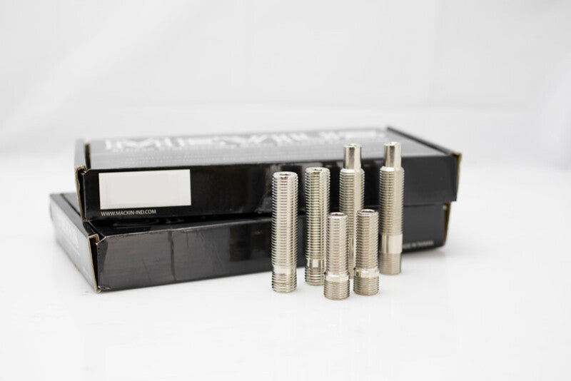 Wheel Mate Stud Conversion M14 x P1.25-M12 x P1.50 / 1.75in L - Nickel Finish (QTY 20) Wheel Studs Wheel Mate
