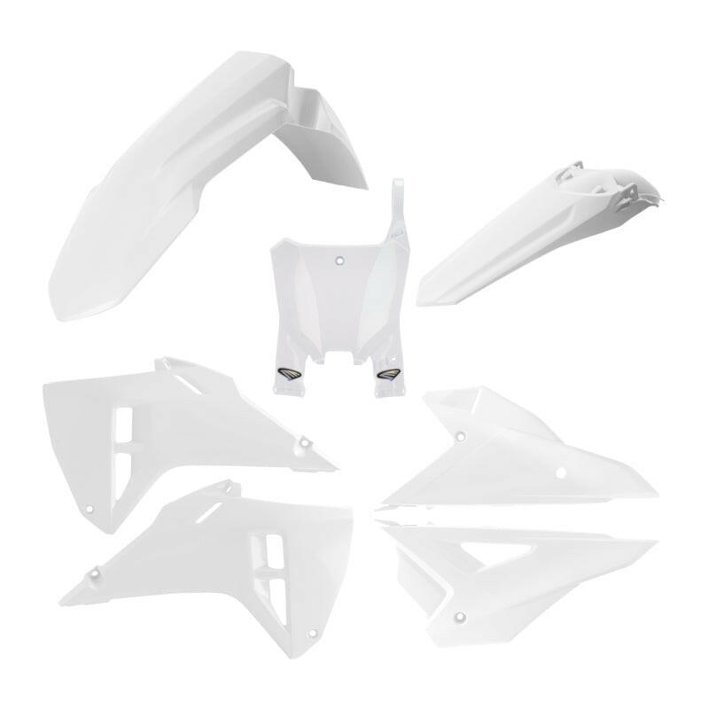 Cycra 2025 Honda CRF250/450R 5 Pc Replica Kit - White Plastics Cycra