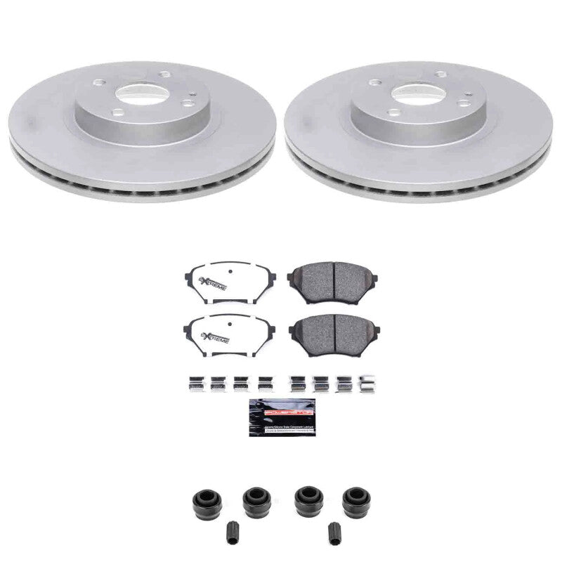 Power Stop 01-05 Mazda Miata Front Z26 Coated Brake Kit Brake Kits - Performance D&S PowerStop
