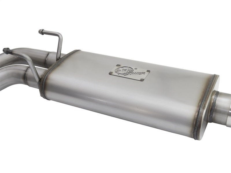 aFe Rebel Series CB 3in Middle Side Exit SS Exht w/Polish Tips 09-16 Chevy Silverado/GMC Sierra 1500 Catback aFe