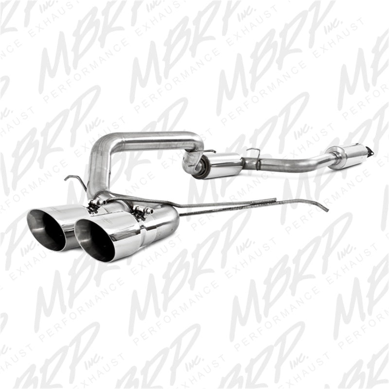 MBRP 13-14 Ford Focus ST 2.0L EcoBoost Dual Center Outlet T304 3in Cat Back Catback MBRP