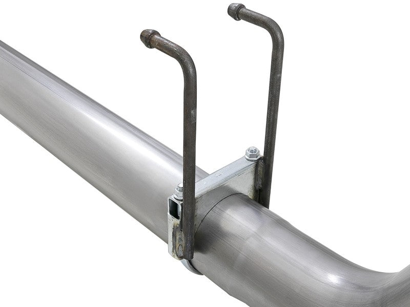 aFe Power 11-14 Ford F250/F350 6.7L Diesel Rebel XD 4in 409 SS DPF-Back Exhaust System - Pol Tips DPF Back aFe
