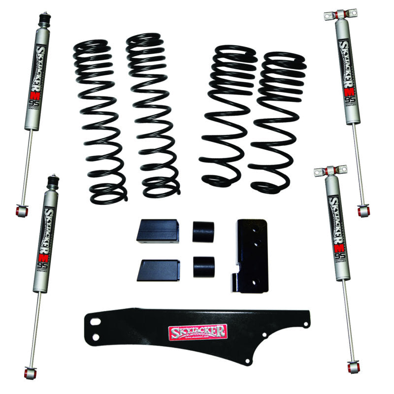Skyjacker 2007-2018 Jeep Wrangler JK 2 Door 4WD Long Travel 2in-2.5in Lift Kit w/M95 Monotube Shocks Lift Kits Skyjacker