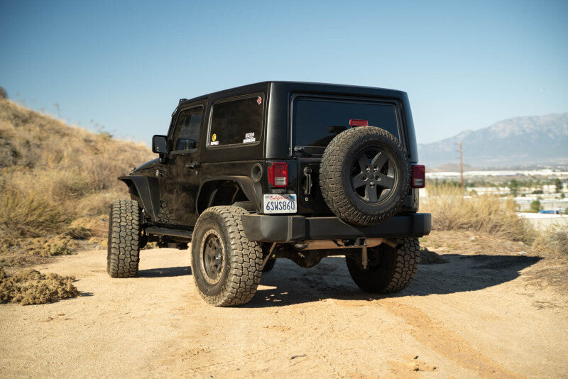 DV8 Offroad 07-18 Jeep Wrangler JK 2 Door Body/Pinch Weld Mounted Side Steps Side Steps DV8 Offroad
