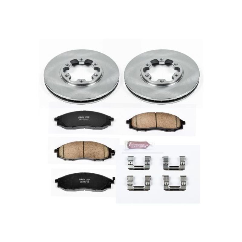 Power Stop 03-04 Nissan Frontier Front Autospecialty Brake Kit Brake Kits - OE PowerStop