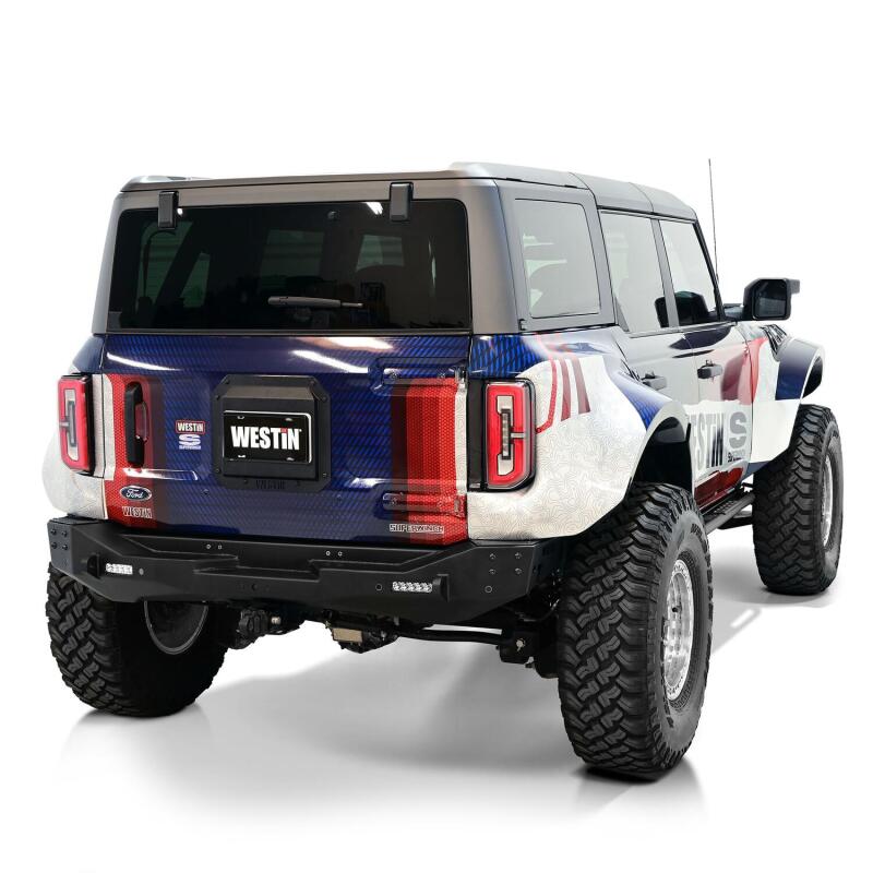 Westin 21-25 Ford Bronco (Excl. Sport) XTS Rear Bumper - Tex. Blk Bumpers - Steel Westin