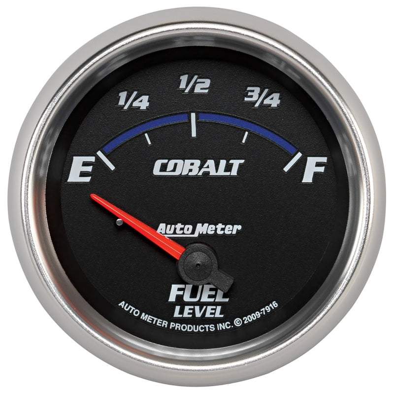 Autometer Cobalt 66.7mm 240-33 ohms Short Sweep Electronic Fuel Level Gauge Gauges AutoMeter