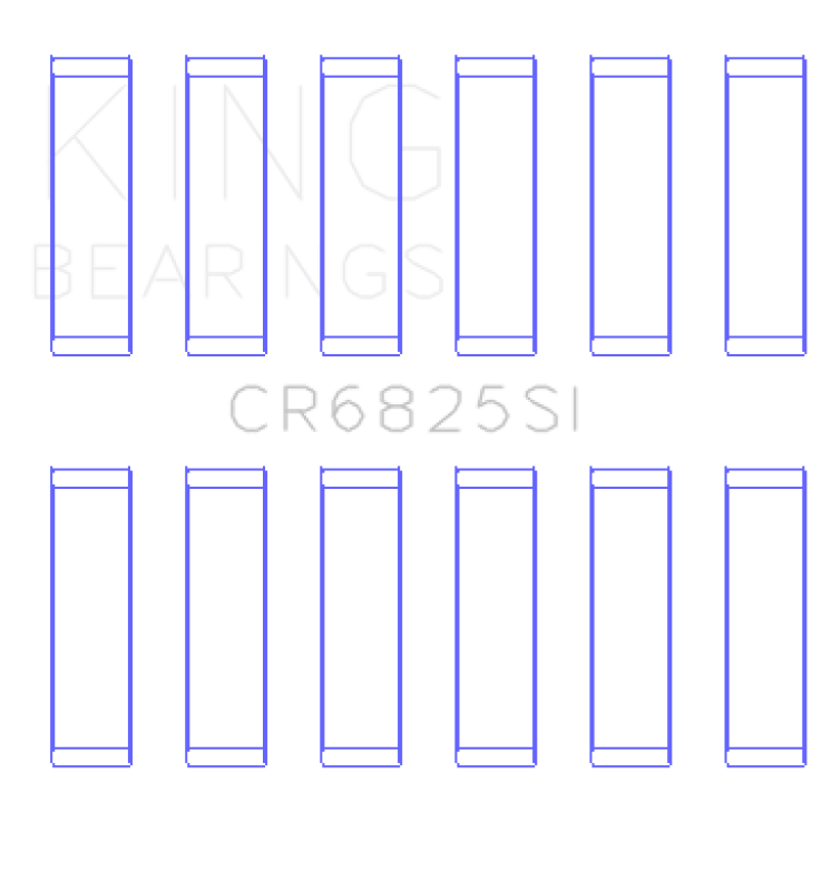 King Engine Bearings Chrysler 226 (3.7L) (Size +0.50mm) Connecting Rod Bearing Set Connecting Rods King Engine Bearings