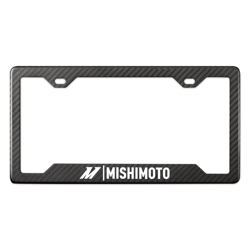 Mishimoto Carbon Fiber License Plate Frame - Matte Cargo Boxes & Bags Mishimoto